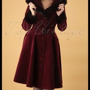 Beautiful Collectif Vintage Coat NWT